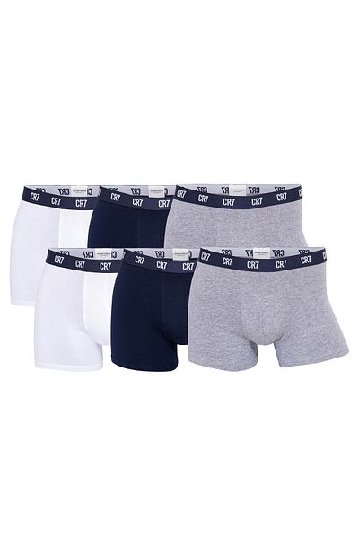Cristiano Ronaldo CR7 CR7 Herren Boxer Shorts, 6er Pack - Trunks, Organic Cotton Stretch