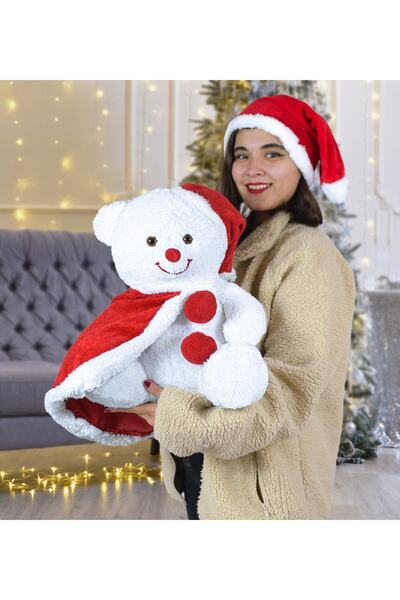 Princess Bear 65 Cm Noel Baba Pelerinli k Yeni Yıl ,yılbaşı Hediyesi