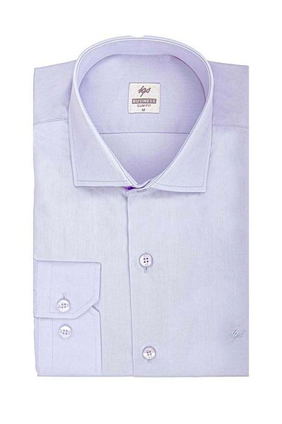 İgs Мъжка светлосиня риза Slim Fit / Tally Fit 7 см класическа