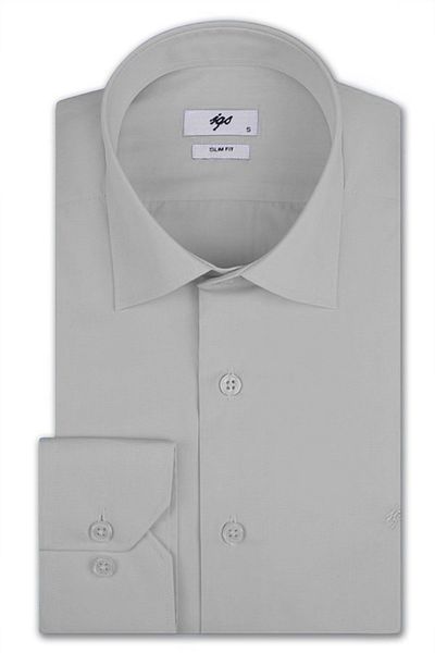 İgs Мъжка светлосива риза Slim Fit / Tally Fit