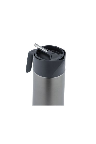 ALSAIF Stainless Steel Coffee And Tea Vacuum Flask, Size: 1.0 Liter, Colour:grey