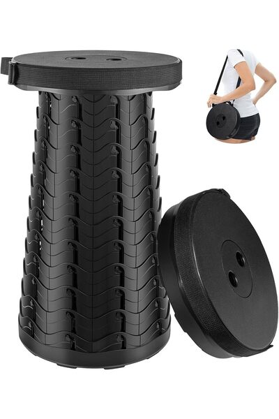 AWH مقعد قابل للطي مطور، مقعد خفيف الوزن قابل للطي، يتحمل حمولة 400 رطل للتخييم