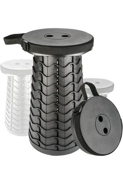 AWH مقعد تلسكوبي محمول، مقعد قابل للطي للتخييم والمشي لمسافات طويلة وصيد الأس...