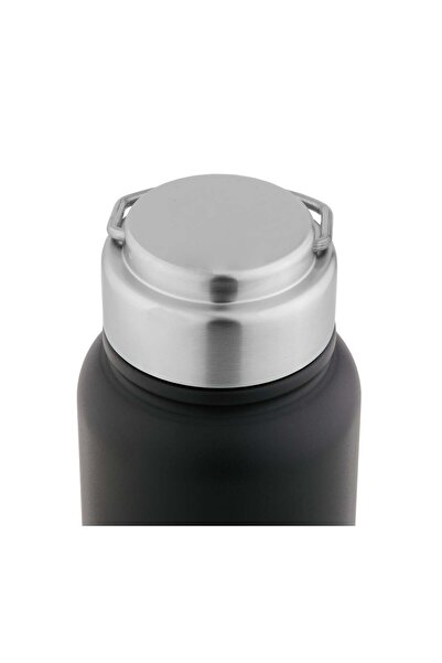 ALSAIF Coffee And Tea Vaccum Flask Steel In Black / Leak-proof And Keeps Drinks Hot 0.6 Liter
