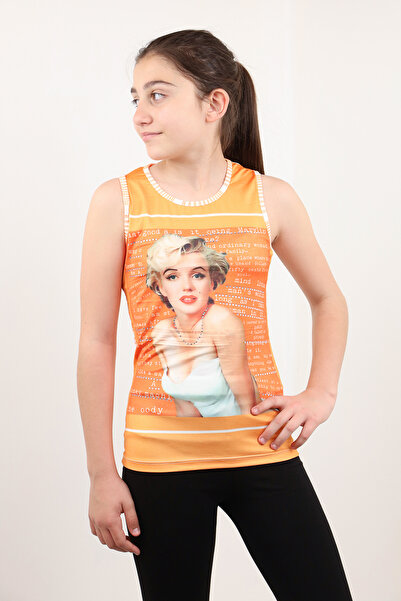 Toontoy Κοριτσίστικο μπλουζάκι Marliyn Monroe με τύπωμα Κεντημένο με πέτρα