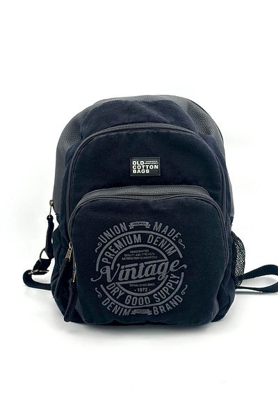 Old Cotton Unisex Casual Backpack - Σχολείο, Ταξίδια, Laptop, Αθλητισμός, Καθημερινή χρήση - Βαμβακερό καμβά