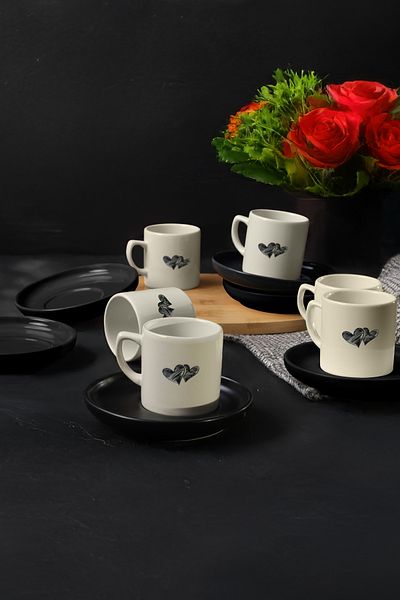 Keramika Σετ Amour Brown 12 τεμαχίων - 6 Ατόμων 22661