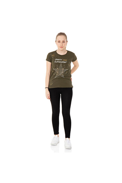 Toontoy Κοριτσίστικο μπλουζάκι με αστέρια και πέτρες