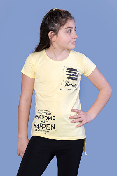 Toontoy Fata are tricou sâni Laser croială Stone