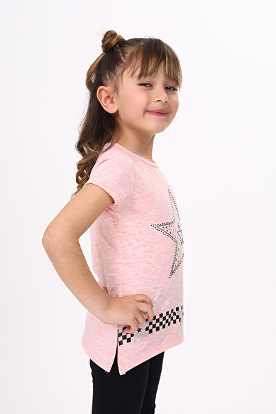 Toontoy Κοριτσίστικο μπλουζάκι με στάμπα με αστέρια