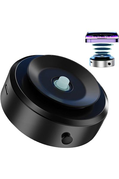 AWH MPP Gripmaster 360 Magnetic Holder – Magnetic Car Phone Mount with Vacuum Adsorption (Black).