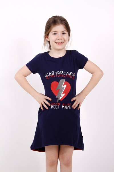 Toontoy Rochie pentru fetiță - Keep Away cu imprimeu