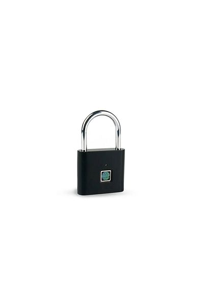 Homebiente Black Padlock with Fingerprint