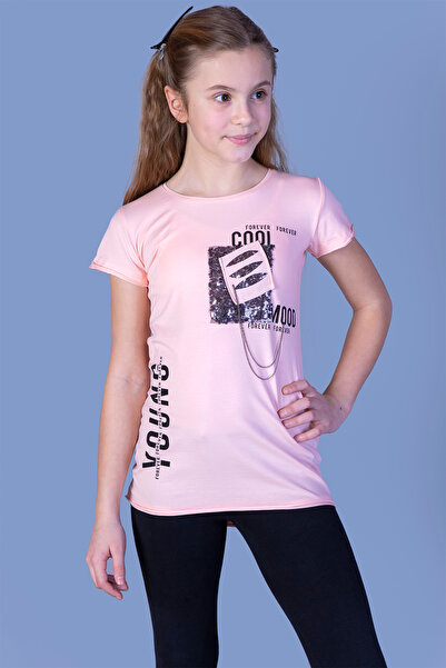 Toontoy Fată de tricou ani, cu sânul laser croială