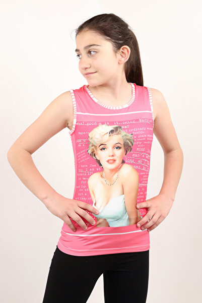 Toontoy Κοριτσίστικο μπλουζάκι Marliyn Monroe με τύπωμα Κεντημένο με πέτρα