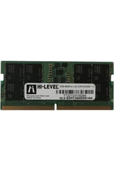 Hi-Level 16Gb Ddr5 4800Mhz Notebook Ram Hlv-Sopc38400D5/16G
