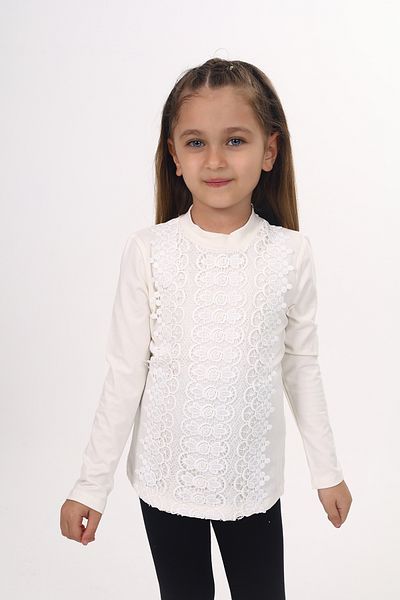 Toontoy Girl's Lace School T-Shirt