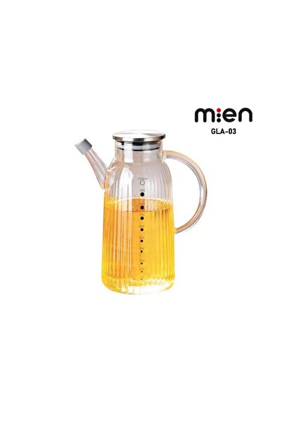 MİEN 1000ML METAL KAPAKLI BOROSİLİKAT CAM YAĞDANLIK