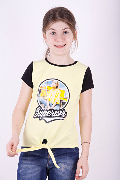 Toontoy Tricou Superior B cu imprimeu pentru fetiță