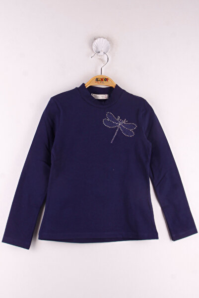 Toontoy تي شيرت مدرسي مطرز بحجر اليعسوب للفتيات