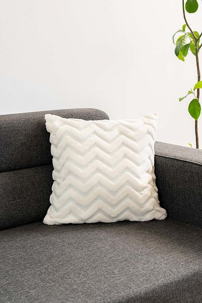Rivaİstanbul Κάλυμμα μαξιλαριού ριχτάρι Zik Zak Pattern Bohemian Design 43x43 cm