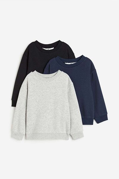 H&M 3-pack sweatshirts