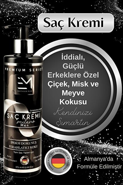 EM AMANOS BEAUTY EM DOĞAL KERATİN VE KOLAJEN SAÇ MILANO KREMİ MEN