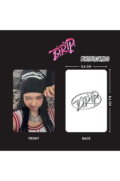 Kpop Dünyasi Babymonster'' Drip'' Pob 2 Photocards Set