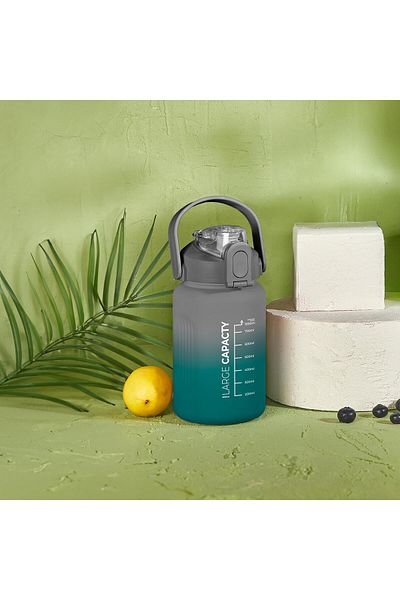 SELKA HOME - Briella 1000 ml Motivational Flask with Straw