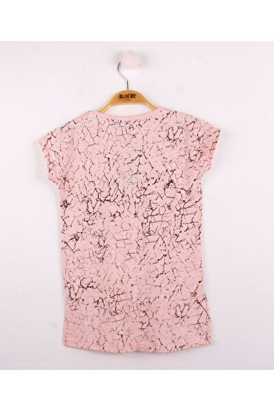 Toontoy Κοριτσίστικο μπλουζάκι με ρίγες στο στήθος και αξεσουάρ