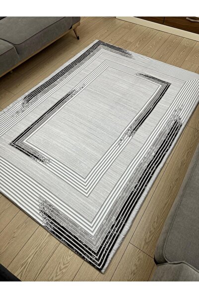 MODKLAS Lastikli Mikro Polar Halı Örtüsü - Yıkanabilir - Kalın Kumaş - 4m²=160x230 cm, 6m²=200x300 cm