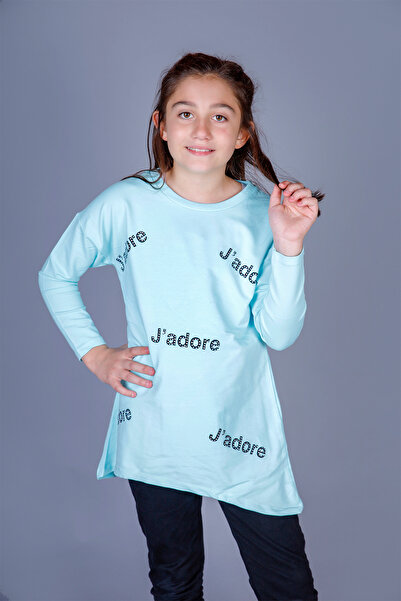 Toontoy Tricou pentru fete Jadore cu imprimeu