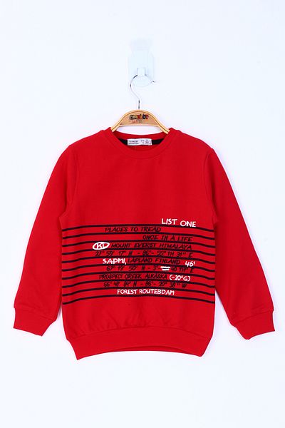 Toontoy Boys' Sweatshirt - Text Printed