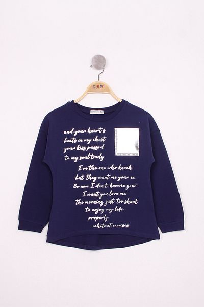 Toontoy Girl - Foil Printed Pocket T-shirt
