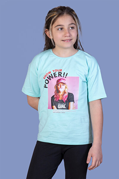 Toontoy Fată - Tricou Power cu imprimeu