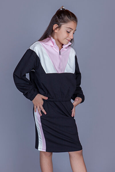 Toontoy Set fustă Garni cu glugă pentru fetiță