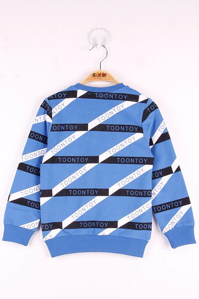 Toontoy Boy's Stripe Detailed Sweatshirt