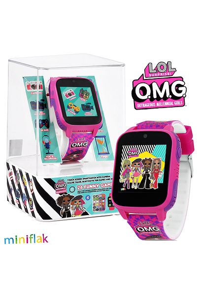 L.O.L. SURPRISE Miniflak L.O.L Surprise! Lol012Omg Yellow Camera Bluetooth 26 Game Children's Watch (No Tracking Feature)