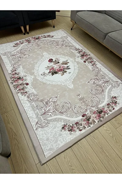 MODKLAS Elastic Micro Fleece Carpet Cover - Washable - Thick Fabric - 4M2=160X230 Cm, 6M2=200X300 cm