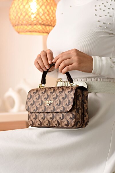 Cacharel Paris Garantili Desenli Kadın El Ve Omuz Çantası