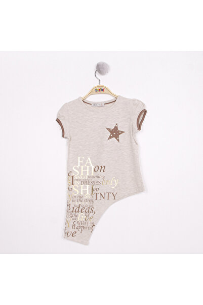 Toontoy Κοριτσίστικο μπλουζάκι με κέντημα με αστέρια