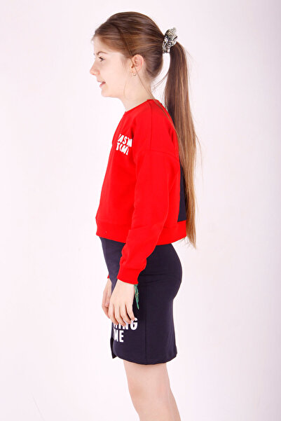 Toontoy Girl - Wasting Printed Skirt Set