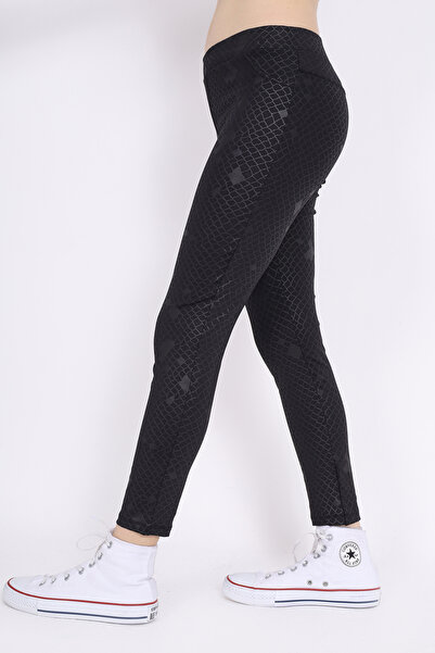 Toontoy Leather Detailed Tights for Girls