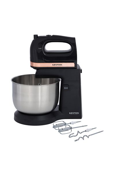 KRYPTON Stand Mixer| Turbo Switch, KNSM6343| 220W Powerful Motor|3L Rotating Bowl| 5 Speed