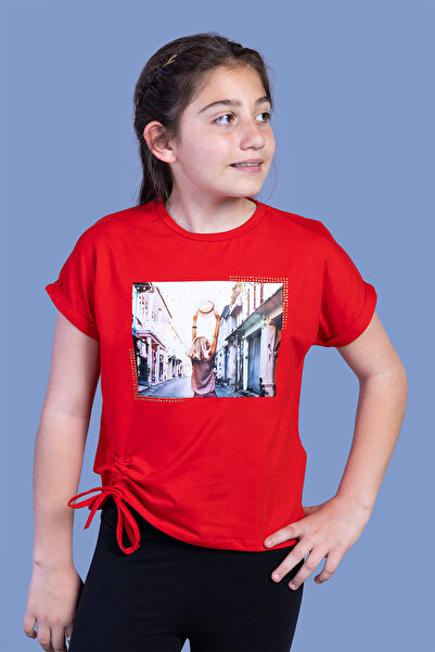 Toontoy Tricou digital cu imprimeu pentru fete