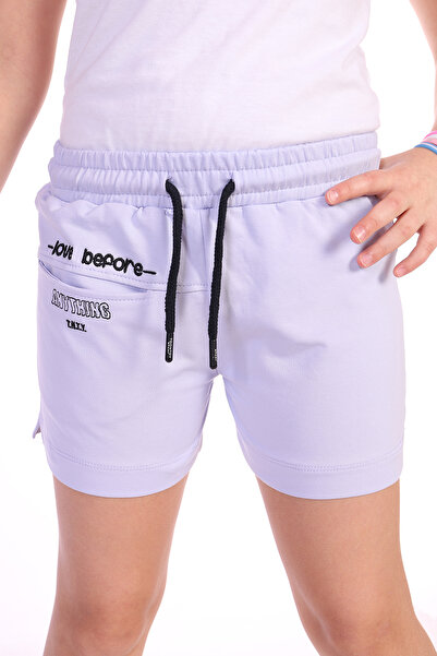 Toontoy Fată - Pantaloni scurți cu broderie Love Before