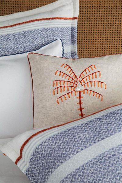 Apricitas HOME Double Cotton Bedspread Set Calı Indigo - Bedside Set