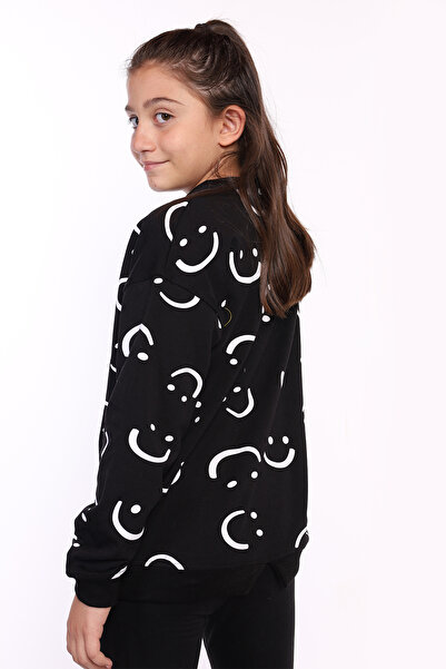 Toontoy Φούτερ για κορίτσια Complete Smiley Expression B με τύπωμα