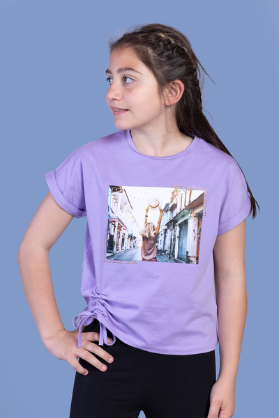 Toontoy Ψηφιακό μπλουζάκι για κορίτσια με τύπωμα