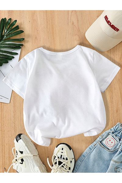 uyguntarz Unisex Eteinal Light bedrucktes Baumwoll-T-Shirt
